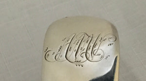 Georgian, George III, silver fish slice. London 1812 Thomas James. 4.2 troy ounces.