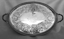 Georgian, George III, silver armorial tray. London 1807 Thomas Hannam & John Crouch II.  100 troy ounces.