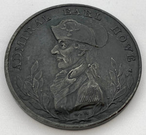 The Glorious First of June 1794 Medal, Bust of Admiral Earl Howe.
