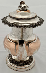 Georgian, George IV, Old Sheffield Plate Coffee Pot, circa 1820.