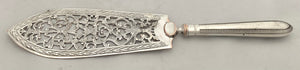 Georgian, George III, Old Sheffield Plate Fish Slice, circa 1770.