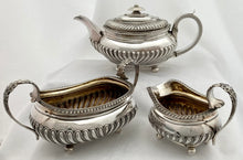 Georgian, George III, Silver Tea Set. London 1816 Alice and George Burrows II. 42.5 troy ounces.