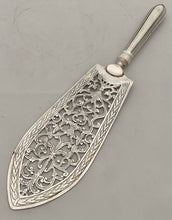 Georgian, George III, Old Sheffield Plate Fish Slice, circa 1770.