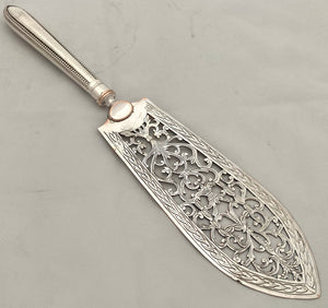 Georgian, George III, Old Sheffield Plate Fish Slice, circa 1770.