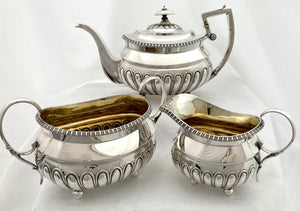 Georgian, George III, Scottish Silver Tea Set. Edinburgh 1811 James McKay. 42 troy ounces.