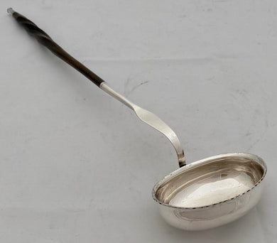 Georgian, George III, White Metal Toddy Ladle, circa 1800 - 1810.