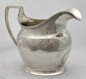 Georgian, George III, Silver Cream Jug. London 1802 Alexander Field. 4.3 troy ounces.