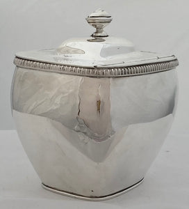 Georgian, George III, Old Sheffield Plate Tea Caddy, circa 1800 - 1810.