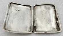 Edwardian Silver Cigarette Case. London 1904 Charles & George Asprey. 1.6 troy ounces.