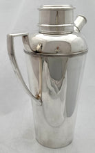 Art Deco Silver Plated Cocktail Shaker. Asprey London circa 1930.