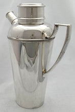 Art Deco Silver Plated Cocktail Shaker. Asprey London circa 1930.