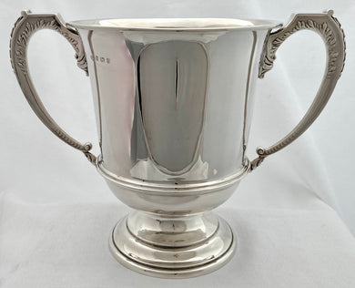 George V Silver Trophy Cup. Birmingham 1930 Alexander Clark & Co. 31.7 troy ounces.