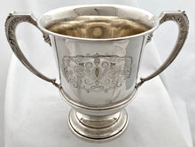 George V Silver Trophy Cup. Birmingham 1930 Alexander Clark & Co. 31.7 troy ounces.