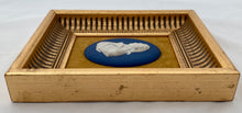 Admiral Lord Nelson Framed Wedgwood Japerware Plaque.