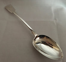 Victorian provinical silver basting spoon. Exeter 1874 James & Josiah Williams. 3.85 troy ounces.