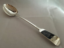 Victorian provinical silver basting spoon. Exeter 1874 James & Josiah Williams. 3.85 troy ounces.