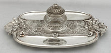 Victorian Silver Plated Inkstand. Elkington & Co, circa 1880.