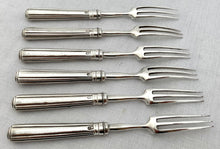 Georgian, George III, Silver Dessert Knives & Forks for Six. London 1809 Moses Brent.