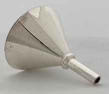 Asprey Silver Plated Hip Flask Funnel.