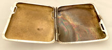 George V Silver Cheroot Case. Birmingham 1918. 2.7 troy ounces.