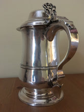 Georgian, George III, silver lidded tankard. London 1788 John Kidder. 24 troy ounces.