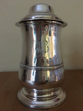 Georgian, George III, silver lidded tankard. London 1788 John Kidder. 24 troy ounces.