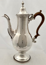 Georgian, George III, Silver Coffee Pot. Newcastle 1788 John Mitchison. 28 troy ounces.