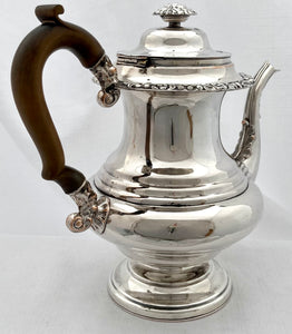 Late Georgian Old Sheffield Plate Coffee Pot. Matthew Boulton circa 1820 -1840.