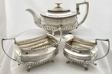 Georgian, George III, Silver Tea Set. London 1812 Alice & George Burrows II. 41 troy ounces.