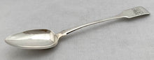 Georgian, George III, Provincial Silver Basting Spoon. Exeter 1813 William Welch II. 4.2 troy ounces.