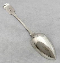 Georgian, George III, Provincial Silver Basting Spoon. Exeter 1813 William Welch II. 4.2 troy ounces.