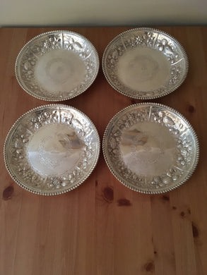 Georgian, George III, set of four silver dishes.London 1771 William Holmes 58 troy ounces.