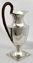 Silver Plated Shield Shaped Ewer.