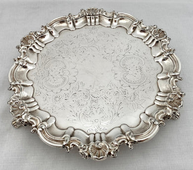 Georgian, George III, Old Sheffield Plate Salver, circa 1810 - 1820.