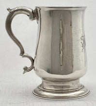 Georgian, George III, Silver Mug. London 1778, William Turton. 4.8 troy ounces.