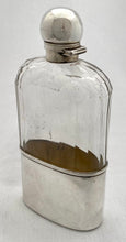 Large Victorian Silver Hip Flask. London 1895 Charles Fox & Co. Ltd.