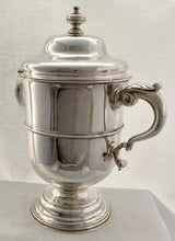 Georgian, George II, Silver Cup & Cover. London 1746 Richard Gurney & Thomas Cook. 77 troy ounces.