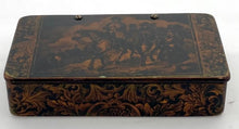 A Napoleon Bonaparte Penwork Snuff Box, circa 1830.
