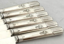 Georgian, George III, Mahogany Cased Crested Silver Dessert Service for Twelve. London 1809 Moses Brent.