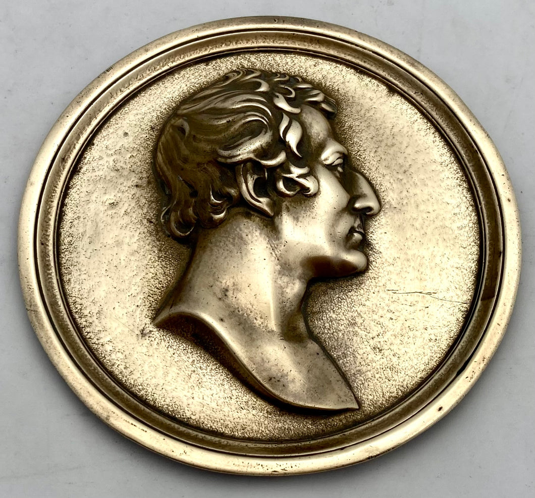 19th Century Duke of Wellington Relief Portrait Roundel.