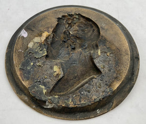 19th Century Duke of Wellington Relief Portrait Roundel.