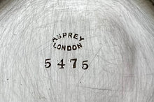George V Octagonal Silver Basket. Sheffield 1918 Asprey & Co Ltd. 11.6 troy ounces.