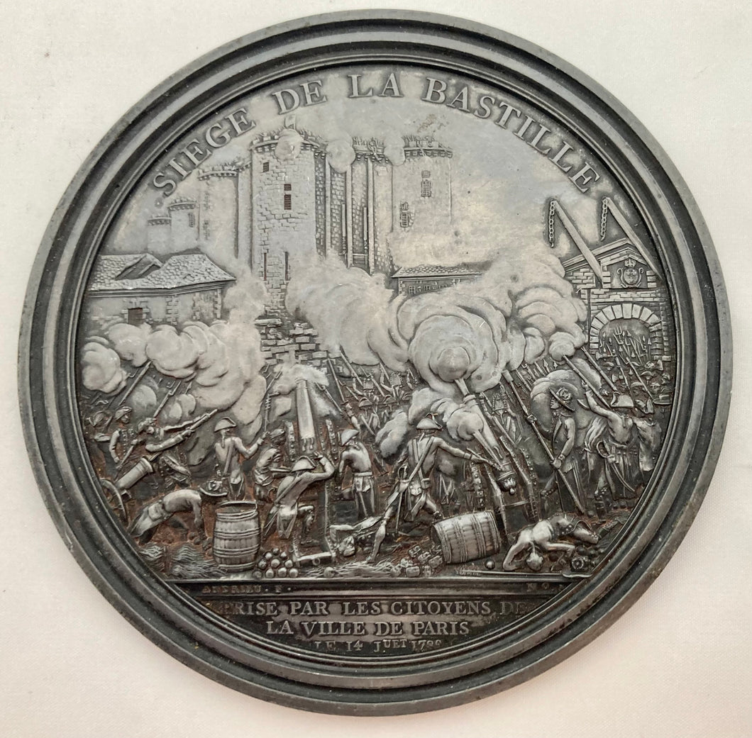 French Revolution Uniface Medallion 