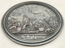 French Revolution Uniface Medallion "Siege de la Bastille", 1789. Bertrand Andrieu.