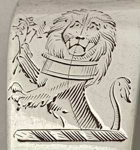 Georgian, George III, Six Silver Tablespoons. London 1783 John Lambe. 12.8 troy ounces.