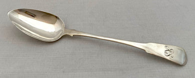 Georgian, George III, Silver Basting Spoon. London 1809 Robert Rutland. 3 troy ounces.