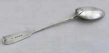 Victorian Silver Basting Spoon. London 1846 John Robert Harris. 3.6 troy ounces.