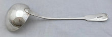 Victorian Silver Soup Ladle. Exeter 1854 John Stone. 9.4 troy ounces.