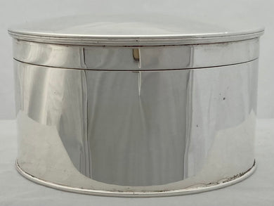 First Half 20th Century Silver Plated Biscuit Box.