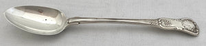 Victorian Silver Basting Spoon. London 1857 William Smily. 6.2 troy ounces.